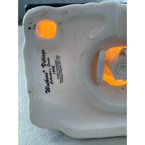 Vintage Watkins Village Collection Ceramic Light Up House 1992 Holiday Decor - Picture 5 of 7